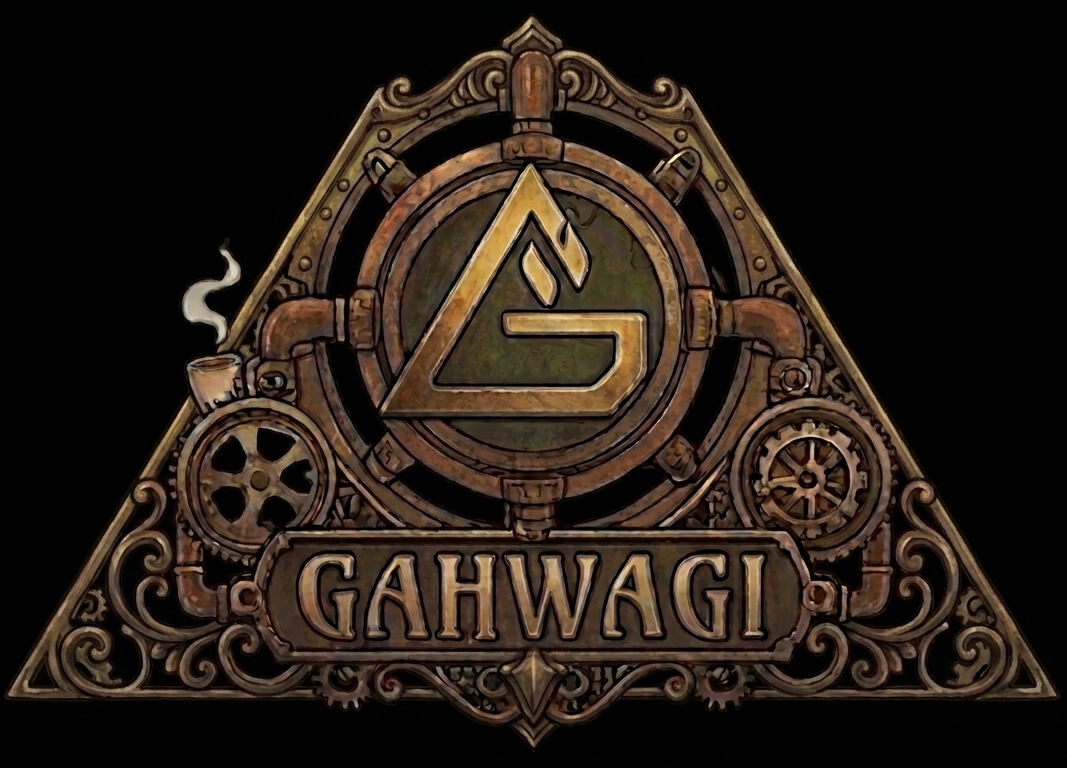 Gahwagi steampunk emblem